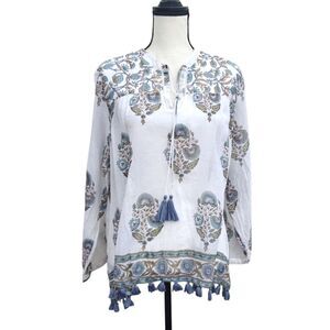 Roller Rabbit Josefina Tassel Shirt Size XL